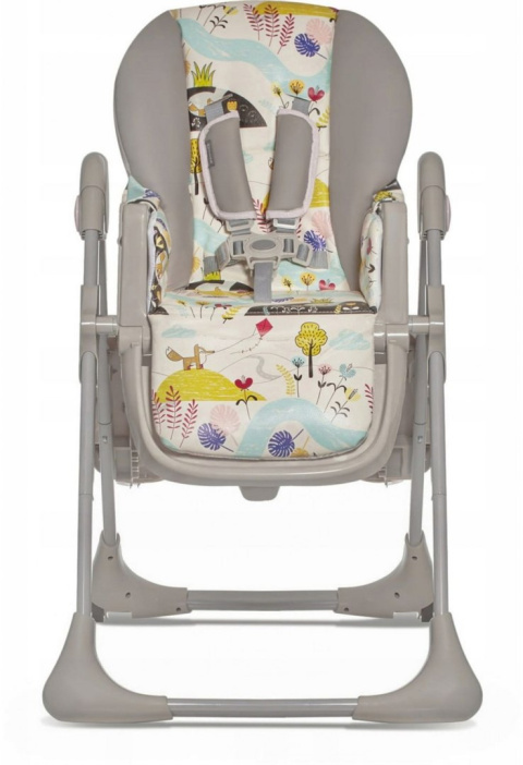 YUMMY UP KINDERKRAFT Krzesełko do karmienia 6m+ PINK LEAF