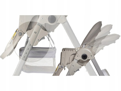 YUMMY UP KINDERKRAFT Krzesełko do karmienia 6m+ PINK LEAF