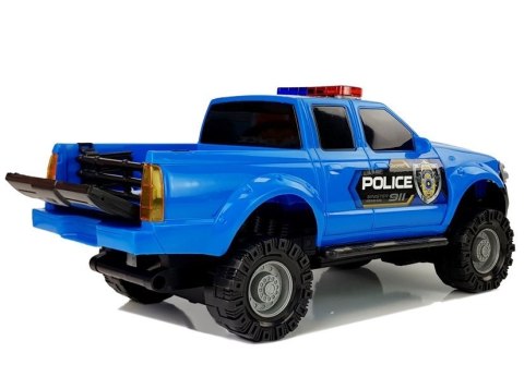 Auto z Naciągiem Pick Up Terenowe Niebieskie