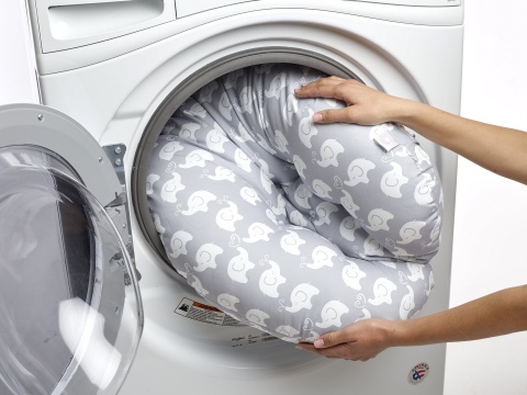 HUG & NEST Boppy Chicco siedzisko poduszka gniazdo do 2 lat - ELEPHANTS