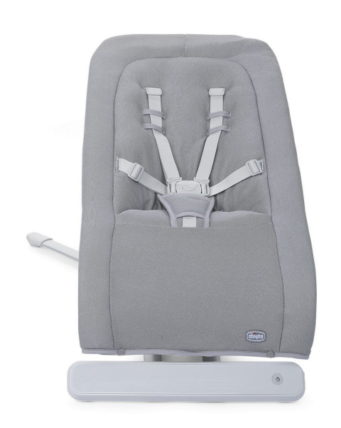 Rhythm`n` Sound Chicco leżaczek do 9kg, delikatne kołysanie na boki, dźwięki - COOL GREY
