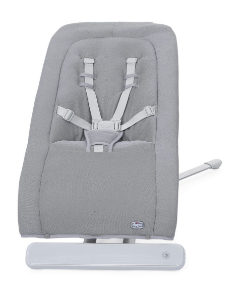 Rhythm`n` Sound Chicco leżaczek do 9kg, delikatne kołysanie na boki, dźwięki - COOL GREY