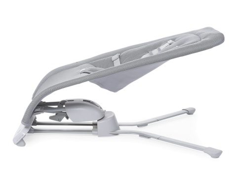 Rhythm`n` Sound Chicco leżaczek do 9kg, delikatne kołysanie na boki, dźwięki - COOL GREY