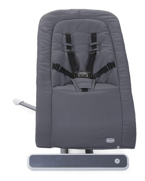 Rhythm`n` Sound Chicco leżaczek do 9kg, delikatne kołysanie na boki, dźwięki - MOON GREY