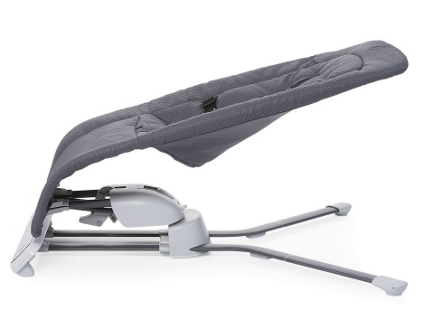 Rhythm`n` Sound Chicco leżaczek do 9kg, delikatne kołysanie na boki, dźwięki - MOON GREY