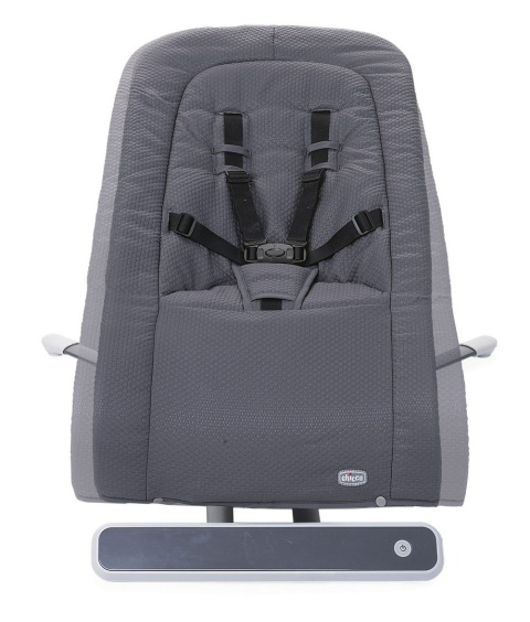 Rhythm`n` Sound Chicco leżaczek do 9kg, delikatne kołysanie na boki, dźwięki - MOON GREY