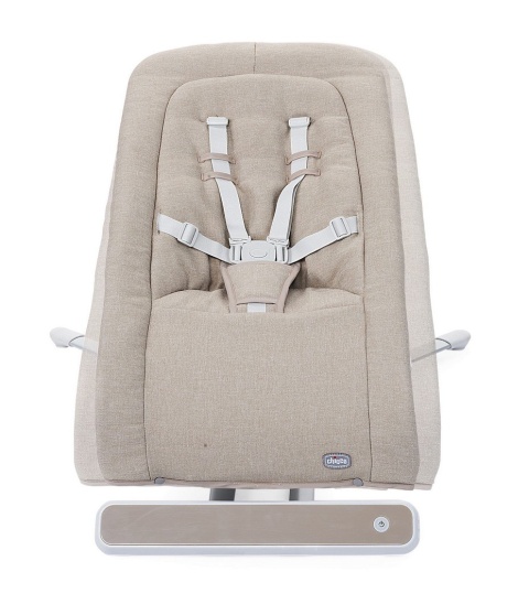 Rhythm`n` Sound Chicco leżaczek do 9kg, delikatne kołysanie na boki, dźwięki - SAND