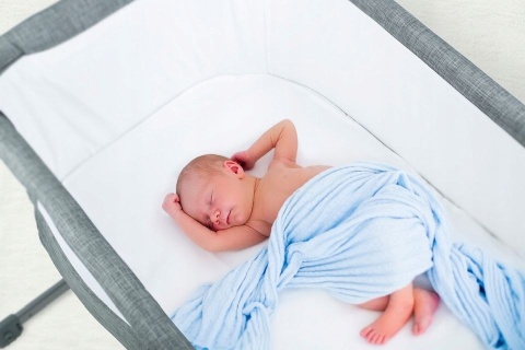 UNO UP Kinderkraft Łóżeczko dostawne 2w1 - GREY