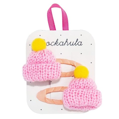 Rockahula Kids - 2 spinki do włosów Knitted Bobble Hat