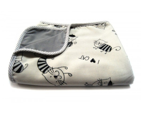 Kocyk bawełniano-bambusowy lekki 70x90 SuperMami