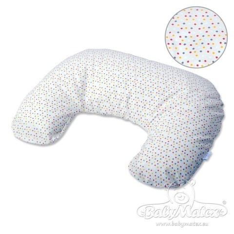 MiniRELAX Poduszka do karmienia z tkaniny bawełnianej BabyMatex