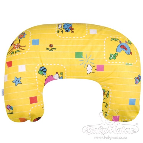MiniRELAX Poduszka do karmienia z tkaniny bawełnianej BabyMatex