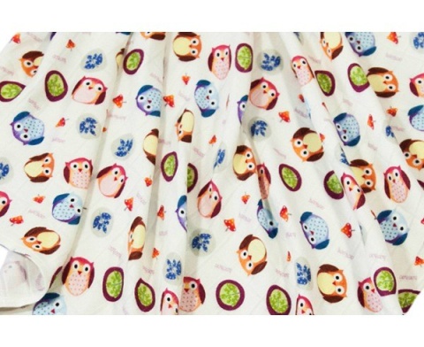 Pieluszka bambusowa druk 120x120 SuperMami