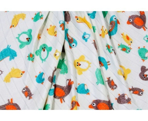 Pieluszka bambusowa druk 120x120 SuperMami