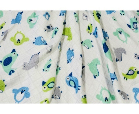 Pieluszka bambusowa druk 120x120 SuperMami