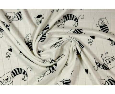 Pieluszka bambusowa druk 120x120 SuperMami