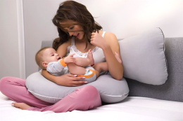 Poduszka bawełniana typu 7 z wypustką - dla kobiet w ciąży SuperMami