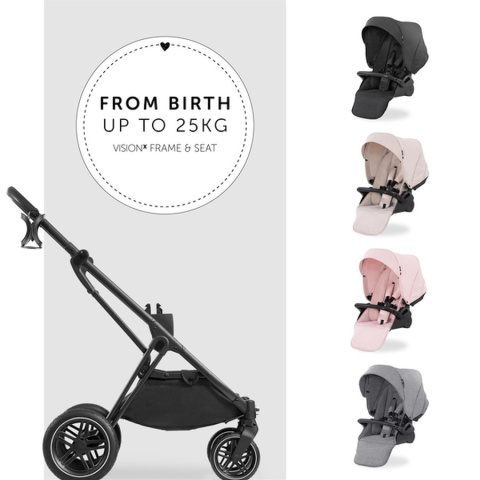 HAUCK VISION X FRAME Lekki stelaż do wózka Vision X - BLACK