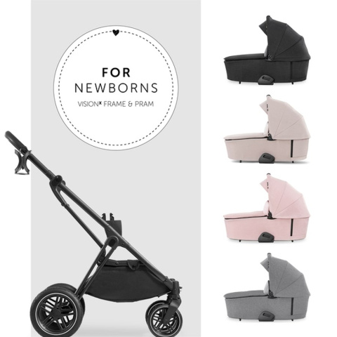 HAUCK VISION X FRAME Lekki stelaż do wózka Vision X - BLACK