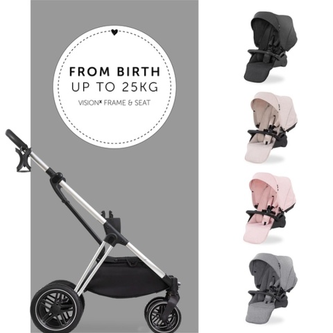 HAUCK VISION X FRAME Lekki stelaż do wózka Vision X - SILVER