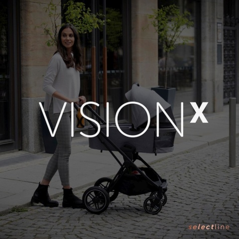 HAUCK VISION X FRAME Lekki stelaż do wózka Vision X - SILVER