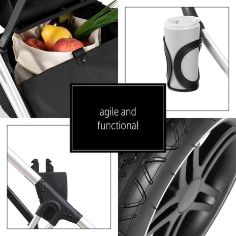 HAUCK VISION X FRAME Lekki stelaż do wózka Vision X - SILVER