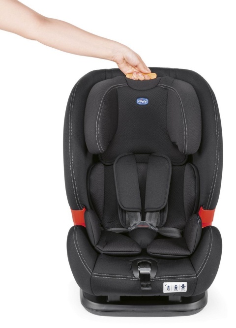 AKITA CHICCO fotelik samochodowy 9-36 kg - BLACK