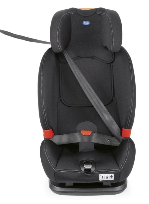 AKITA CHICCO fotelik samochodowy 9-36 kg - BLACK