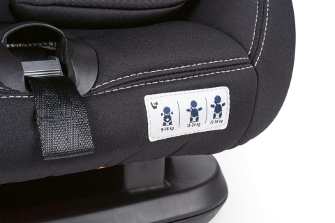 AKITA CHICCO fotelik samochodowy 9-36 kg - BLACK