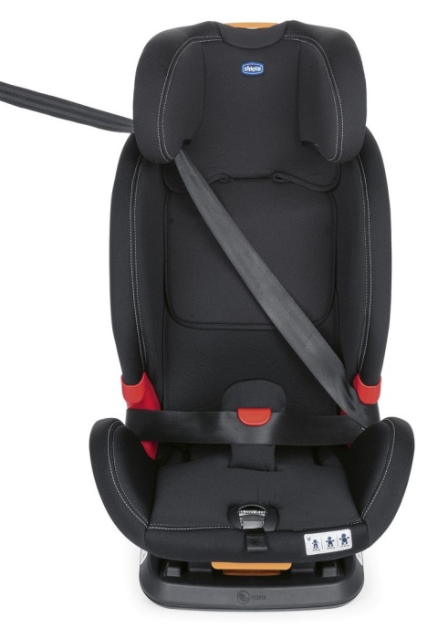 AKITA FIX CHICCO fotelik samochodowy 9-36 kg ISOFIX - BLACK