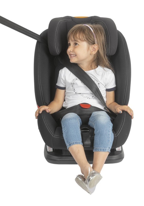 AKITA FIX CHICCO fotelik samochodowy 9-36 kg ISOFIX - BLACK