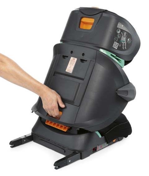 FOLD&GO I-SIZE Chicco 100-150cm 3lata+ fotelik samochodowy - BLACK