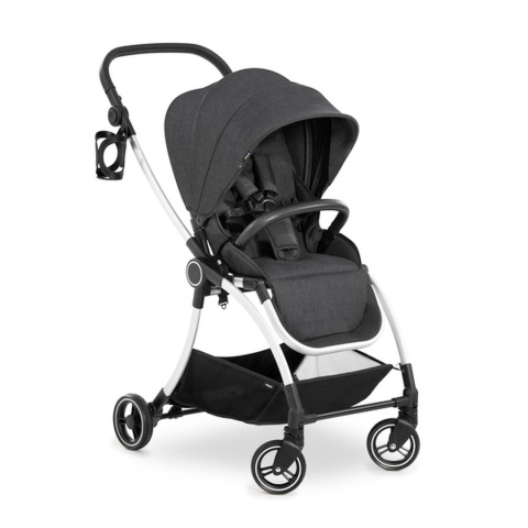 HAUCK COLIBRI Ultralekki wózek spacerowy 6,9 kg ładowność do 25 kg - MELANGE BLACK