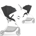 HAUCK COLIBRI Ultralekki wózek spacerowy 6,9 kg ładowność do 25 kg - MELANGE BLACK