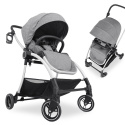 HAUCK COLIBRI Ultralekki wózek spacerowy 6,9 kg ładowność do 25 kg - MELANGE GREY