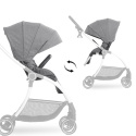 HAUCK COLIBRI Ultralekki wózek spacerowy 6,9 kg ładowność do 25 kg - MELANGE GREY