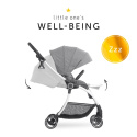 HAUCK COLIBRI Ultralekki wózek spacerowy 6,9 kg ładowność do 25 kg - MELANGE GREY