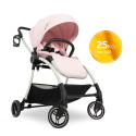 HAUCK COLIBRI Ultralekki wózek spacerowy 6,9 kg ładowność do 25 kg - MELANGE ROSE