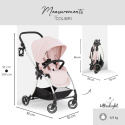 HAUCK COLIBRI Ultralekki wózek spacerowy 6,9 kg ładowność do 25 kg - MELANGE ROSE