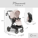 HAUCK VISION X SEAT Siedzisko do wózka Vision X - MELANGE BEIGE