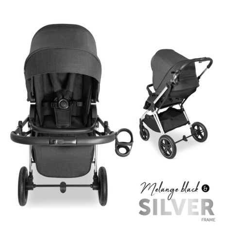 HAUCK VISION X SEAT Siedzisko do wózka Vision X - MELANGE BLACK