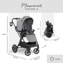 HAUCK VISION X SEAT Siedzisko do wózka Vision X - MELANGE GREY