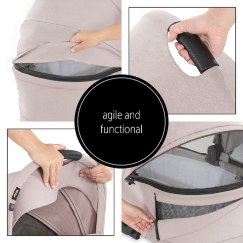 HAUCK VISION X PRAM Gondola do wózka Vision X - MELANGE BEIGE