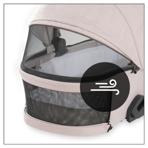 HAUCK VISION X PRAM Gondola do wózka Vision X - MELANGE BEIGE