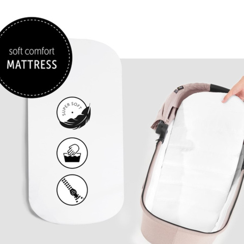 HAUCK VISION X PRAM Gondola do wózka Vision X - MELANGE BEIGE