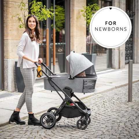 HAUCK VISION X PRAM Gondola do wózka Vision X - MELANGE BLACK