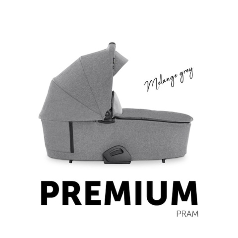 HAUCK VISION X PRAM Gondola do wózka Vision X - MELANGE GREY