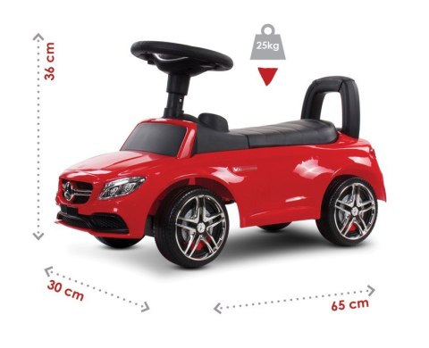 Jeździk dla dziecka, pchacz, chodzik, Mercedes C-Class czerwony
