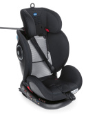 Seat4Fix Air Chicco + BebeCare Gratis - grupa 0 + / 1/2/3 (0–36 kg) tyłem do 18 kg obrotowy fotelik samochodowy - BLACK