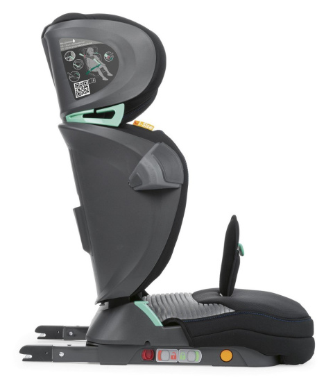 FOLD&GO I-SIZE AIR Chicco 100-150cm 3lata+ fotelik samochodowy - BLACK AIR